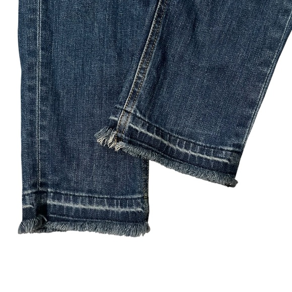 Rag & Bone Dre Distressed Low-Rise Slim Jeans in Canyon Wash, Sz 26 - Picture 13 of 15